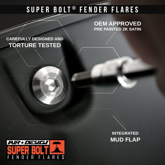 Air Design Super Bolt Fender Flare Set For Tundra (2014-2021)