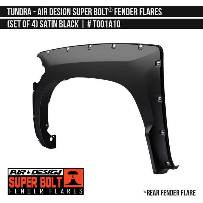 Air Design Super Bolt Fender Flare Set For Tundra (2014-2021)