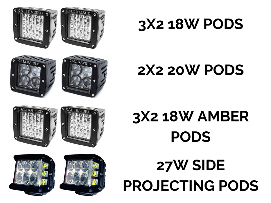 Cali Raised Low Profile Ditch Light Kit For Tundra (2014-2021)
