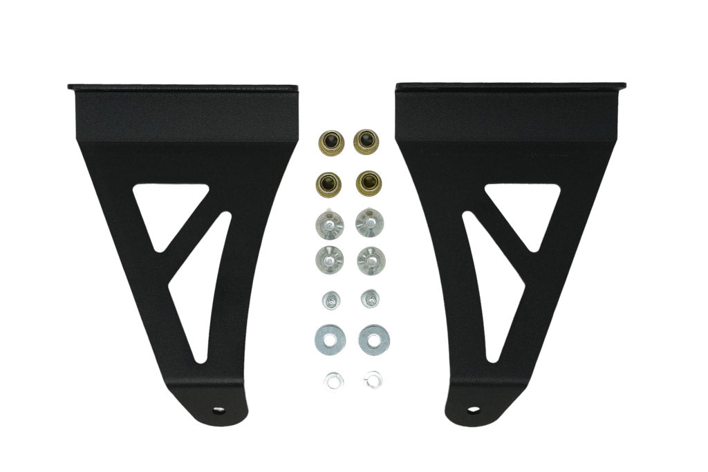 Cali Raised 52" Curved LED Light Bar Roof Brackets Kit For Tundra (2007-2021)