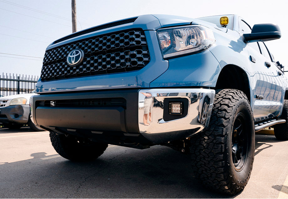 Cali Raised Led Fog Light Pod Replacements Brackets Kit For Tundra (2014-2021)