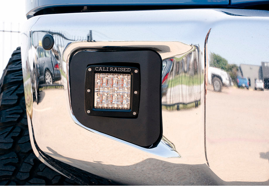 Cali Raised Led Fog Light Pod Replacements Brackets Kit For Tundra (2014-2021)