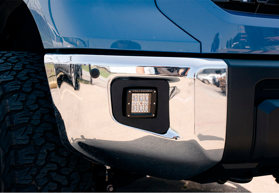 Cali Raised Led Fog Light Pod Replacements Brackets Kit For Tundra (2014-2021)