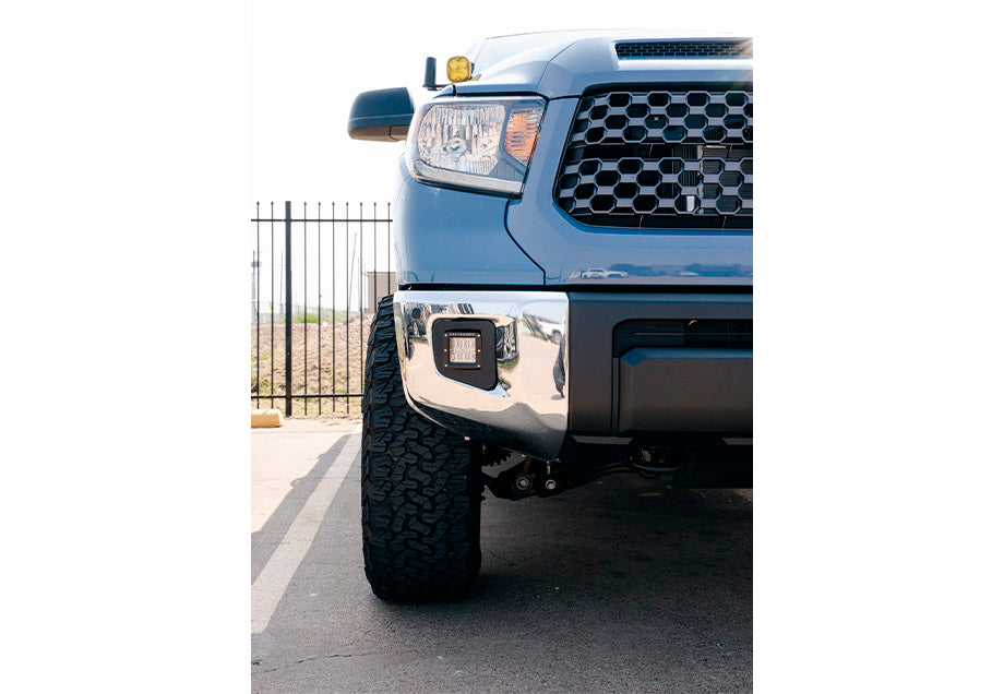 Cali Raised Led Fog Light Pod Replacements Brackets Kit For Tundra (2014-2021)