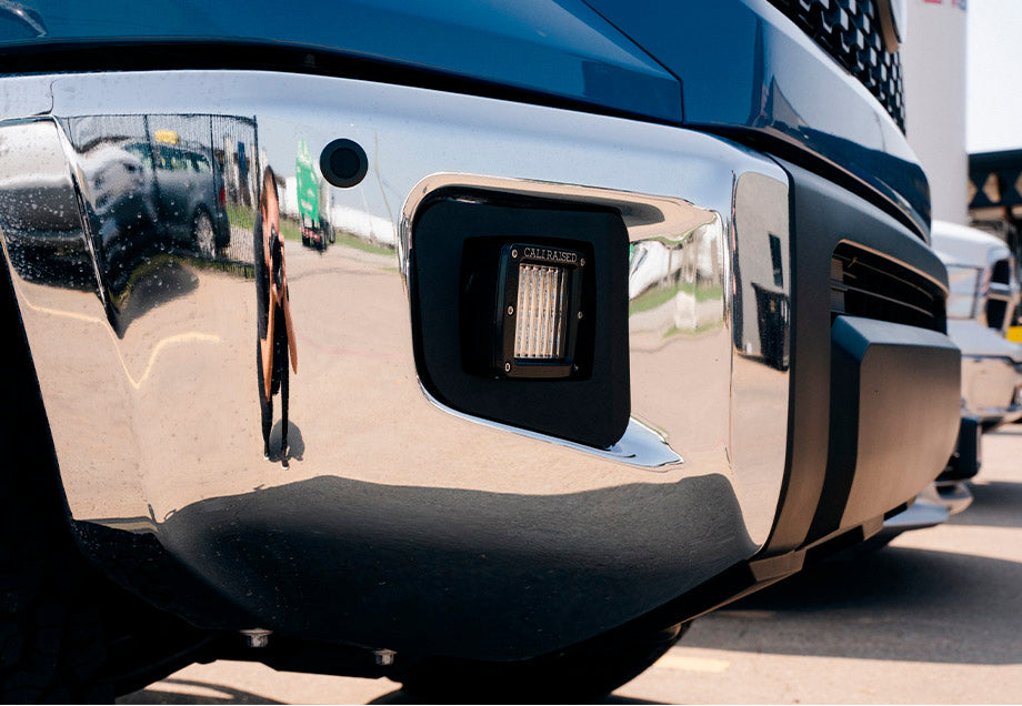 Cali Raised Led Fog Light Pod Replacements Brackets Kit For Tundra (2014-2021)