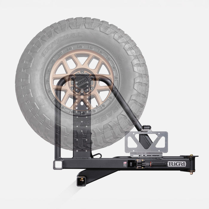 RIG'd UltraSwing® Mega-Fit Spare Tire Hitch Mount