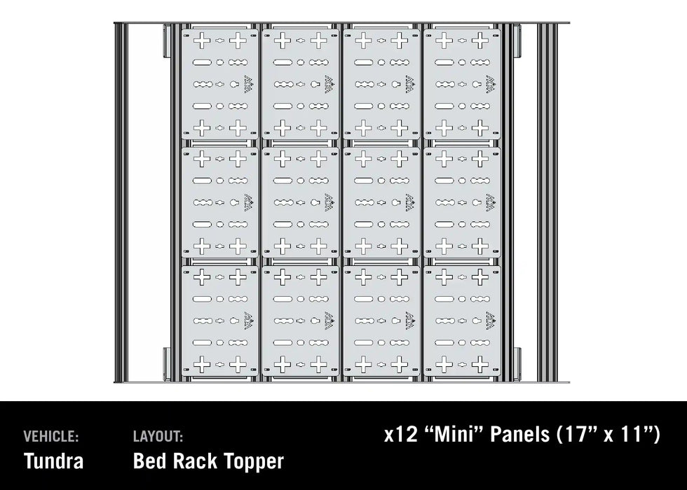 Backwoods DRIFTR Bed Rack Topper For tundra (2022-Current)