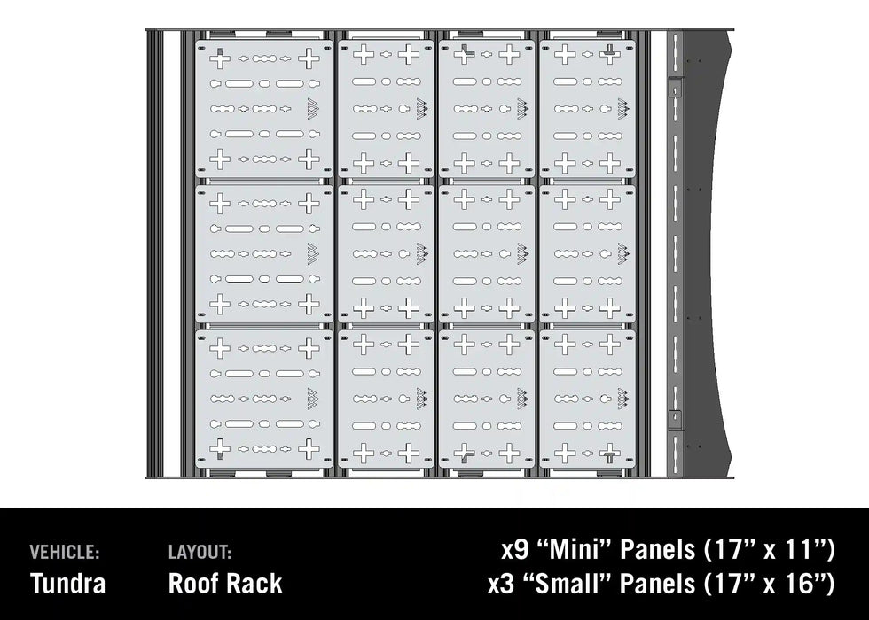 Backwoods DRIFTR Roof Rack For Tundra (2022-Current)
