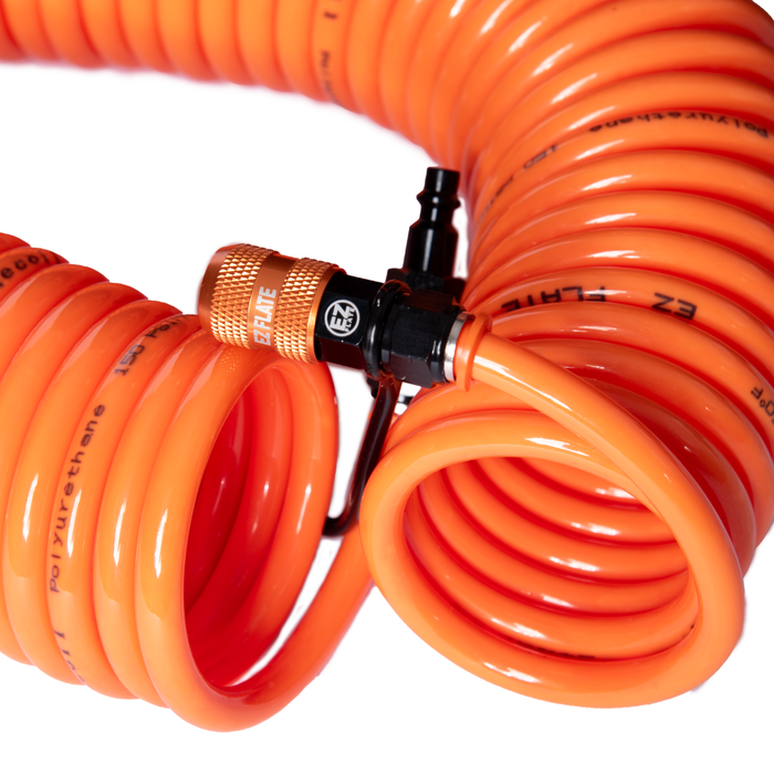 EZ FLATE Recoil 4-Way Hose Kit with Standard Manifold