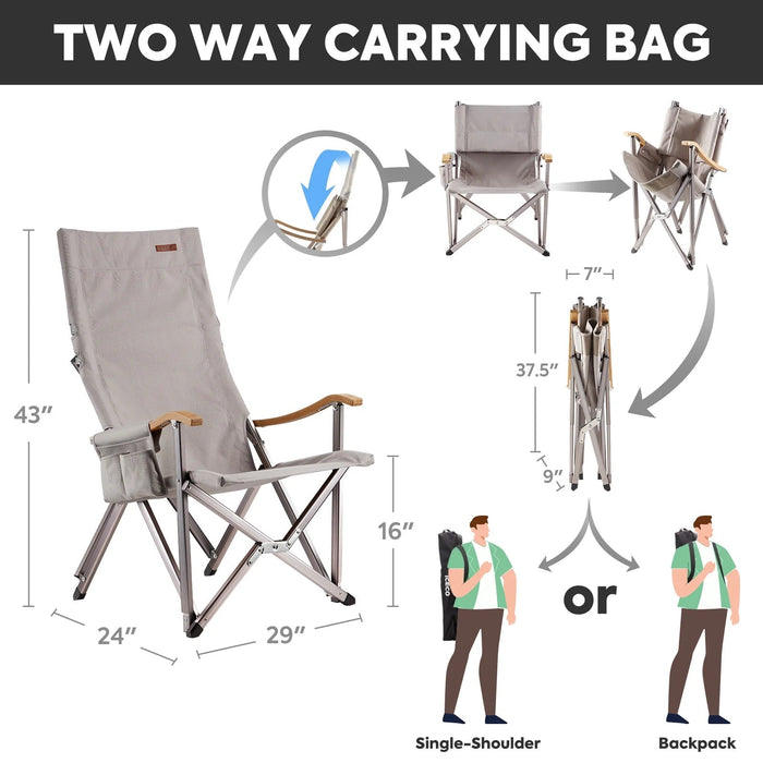 ICECO Hi1600 Folding Camping Chair