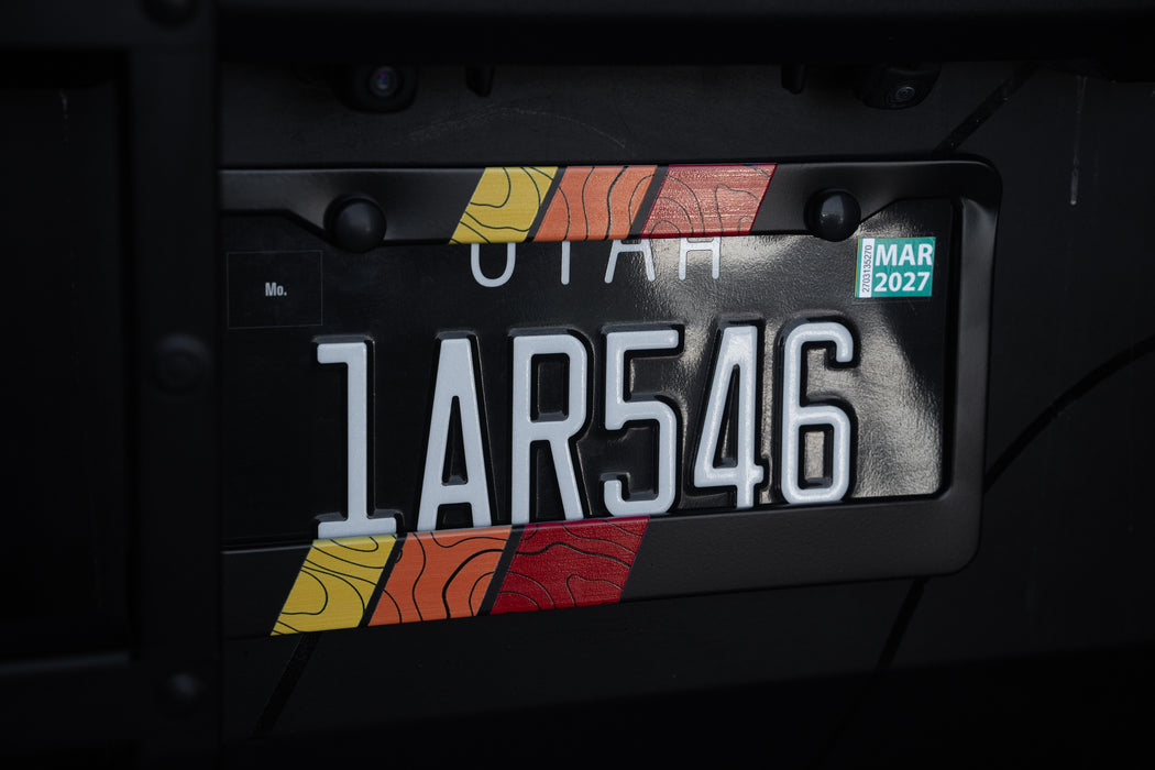 Tundra Lifestyle Heritage License Plate Frame For Tundra