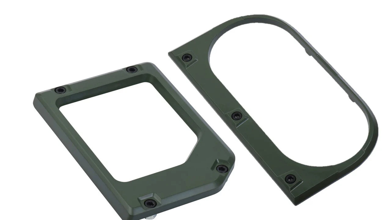 AJT Design Cup Holder/Shifter Trim Rings Army Green For Tundra (2014-2021)
