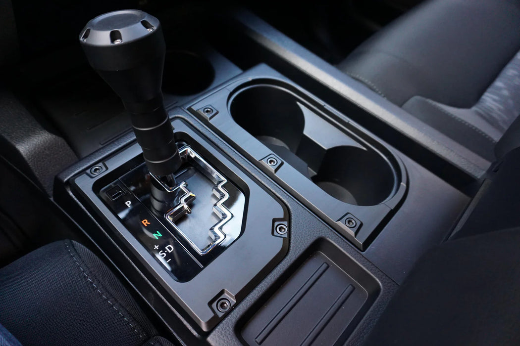 AJT Design Cup Holder/Shifter Trim Rings Black For Tundra (2014-2021)