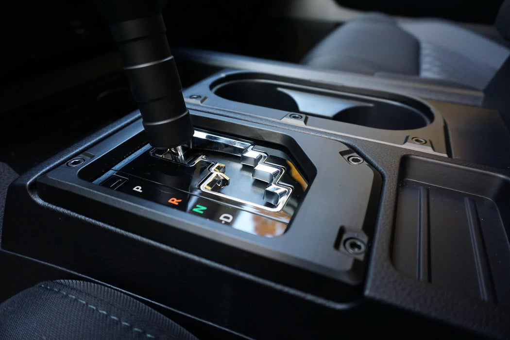 AJT Design Cup Holder/Shifter Trim Rings Black For Tundra (2014-2021)