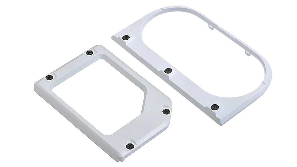 AJT Design Cup Holder/Shifter Trim Rings White For Tundra (2014-2021)