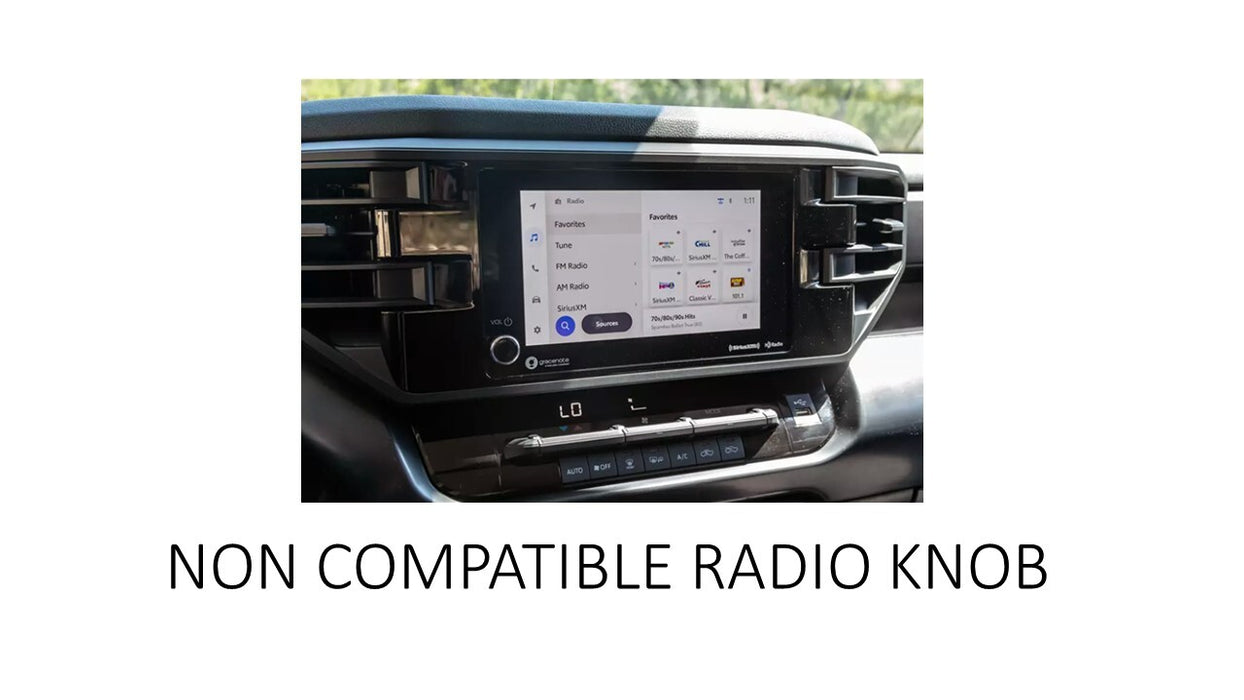 AJT Radio & Drive Mode Knob Set For Tundra (2022-2024)