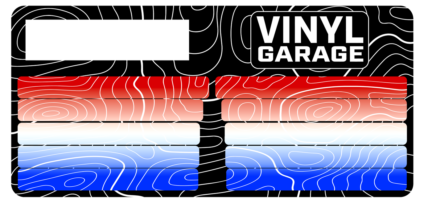 Vinyl Garage Fang Stripe Decal For Tundra (2022-Current)