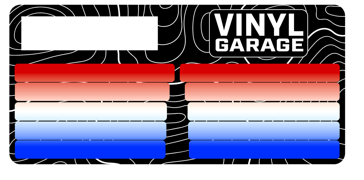 Vinyl Garage Fang Stripe Decal For Tundra (2022-Current)