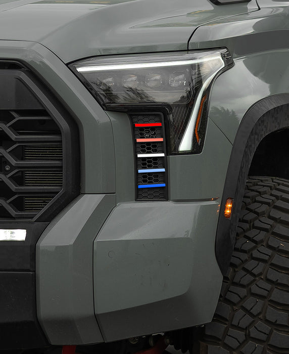Vinyl Garage Fang Stripe Decal For Tundra (2022-Current)