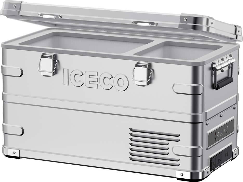 ICECO APL35 Dual Zone Aluminum Silver Freezer 35 LT