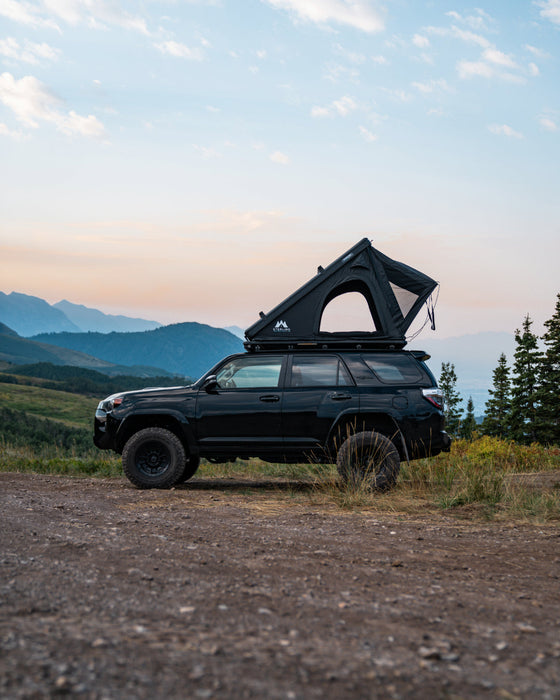 adventure roof tent Sterling Adventure Co. Wasatch Lite Aluminum Hardshell Rooftop Tent