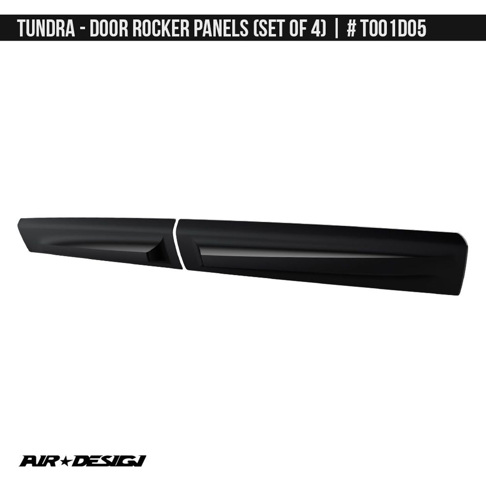 Air Design Door Rocker Panel Set For Crew Max Tundra (2014-2019 ...
