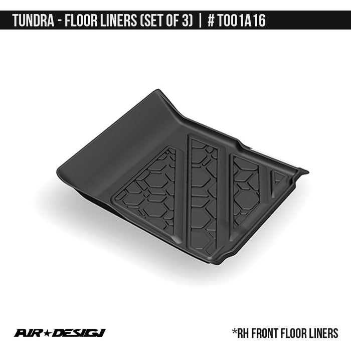 Air Design Floor Liner Set For Tundra (2014-2021)