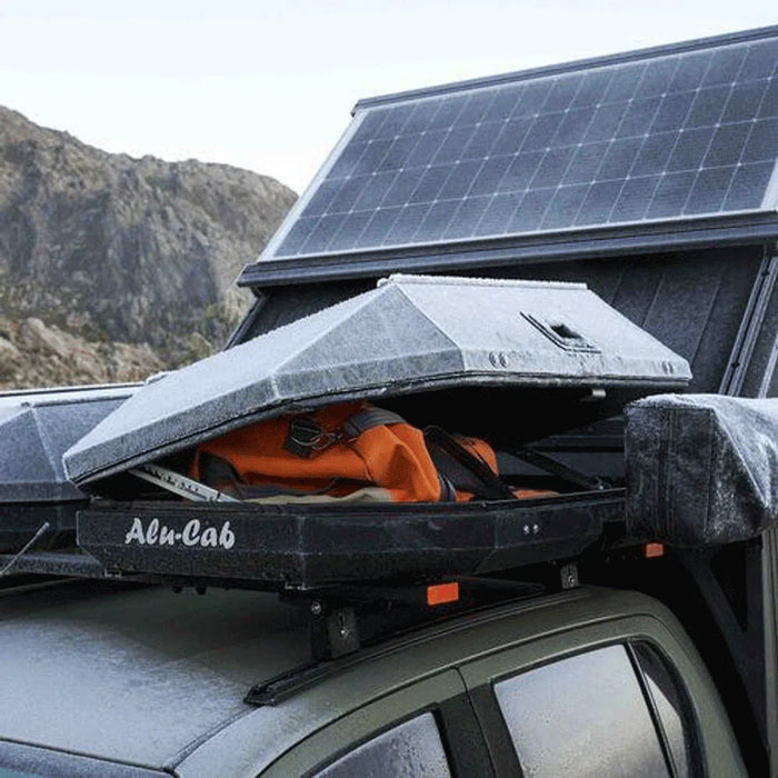 alu cab roof tent Alu-Cab Slimline Roof Box — Tundra Lifestyle
