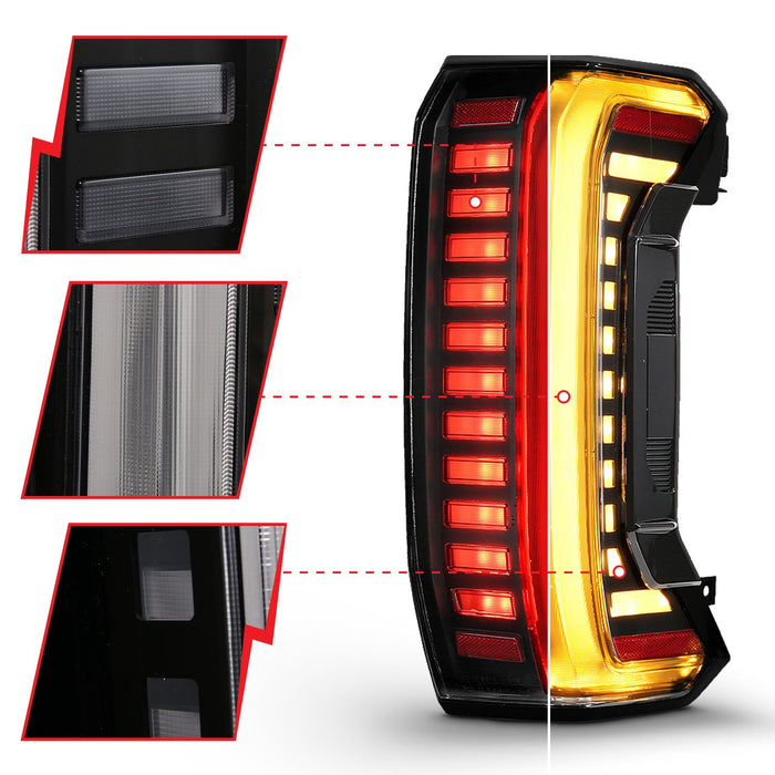 For 2022-2023 Toyota Tundra Rear LED Tail Lamp Assembly Clear Left Driver Side For 2022-2023 Toyota Tundra Rear LED Tail Lamp Assembly Clear Left Driver Side