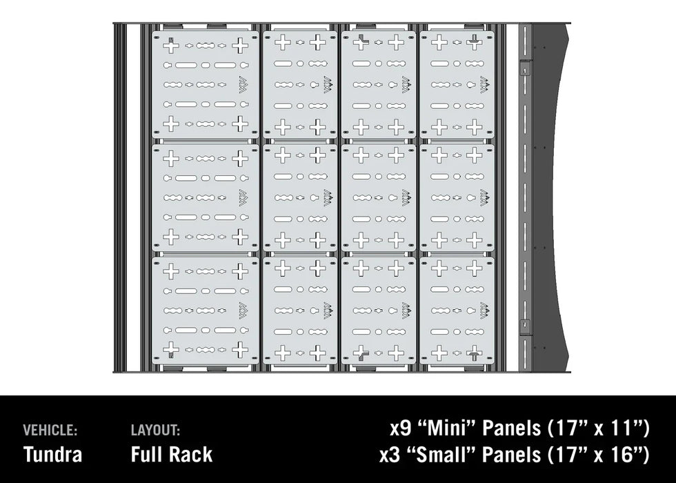 Backwoods DRIFTR Roof Rack Deck Accessory Panels