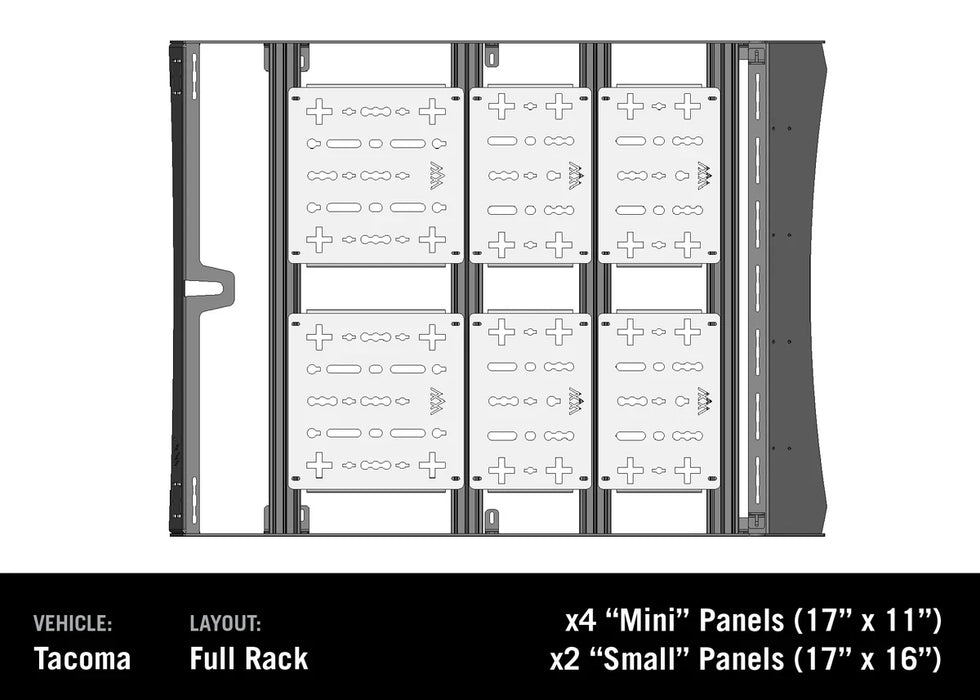 Backwoods DRIFTR Roof Rack Deck Accessory Panels