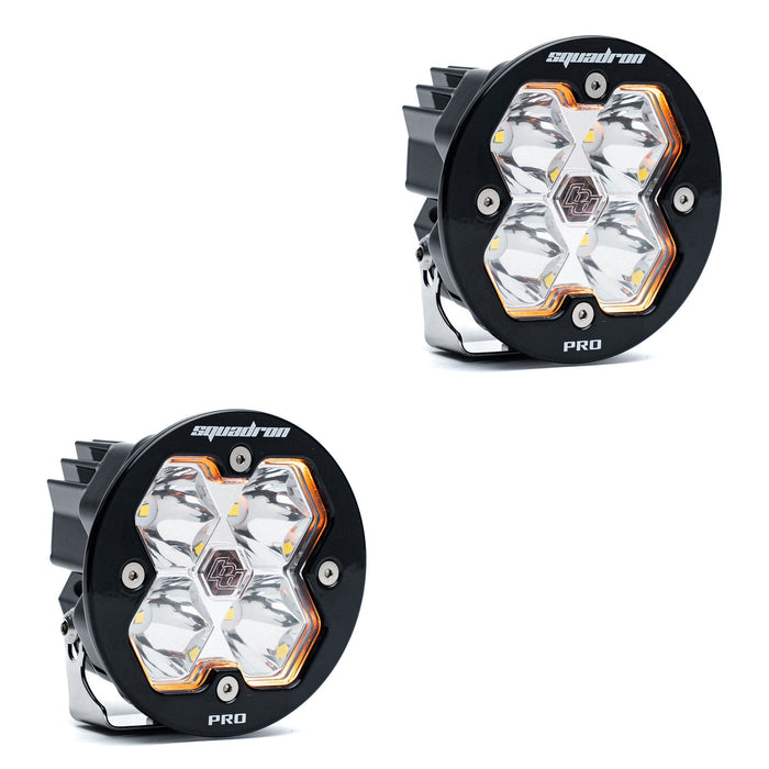 Baja Designs Squadron R 2.0 Pro Black LED Auxiliary Light Pod Pair