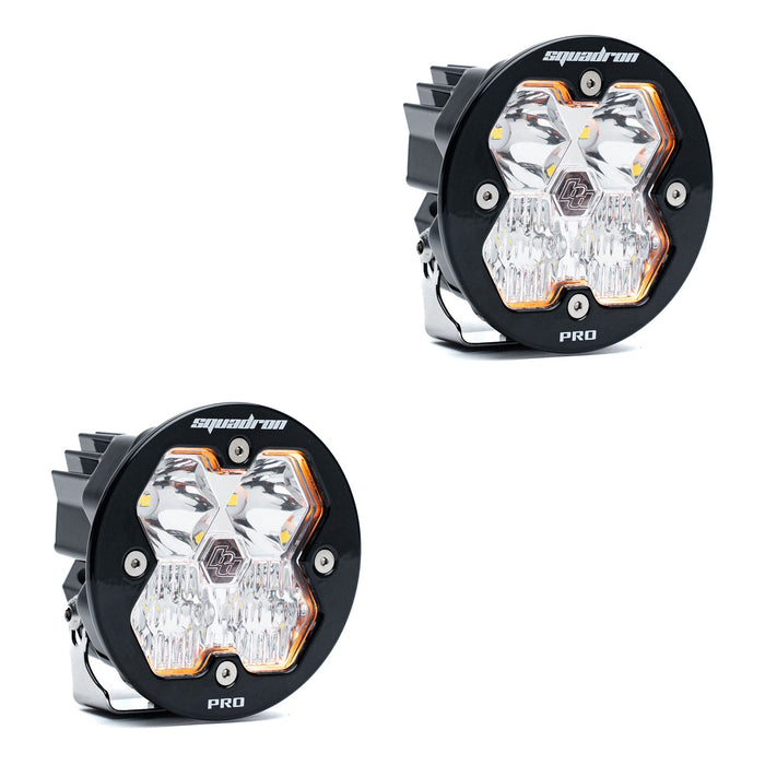 Baja Designs Squadron R 2.0 Pro Black LED Auxiliary Light Pod Pair