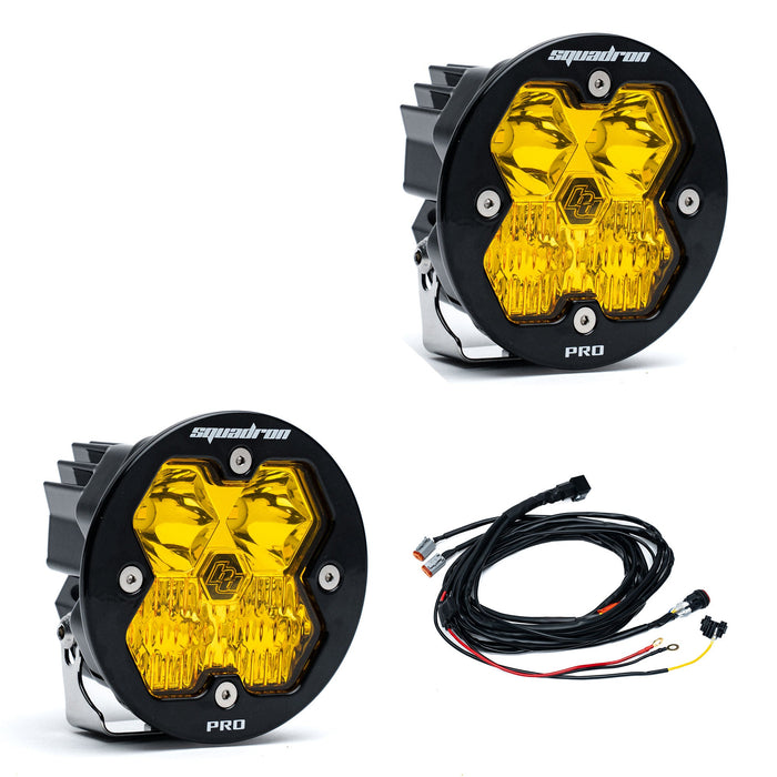 Baja Designs Squadron R 2.0 Pro Black LED Auxiliary Light Pod Pair