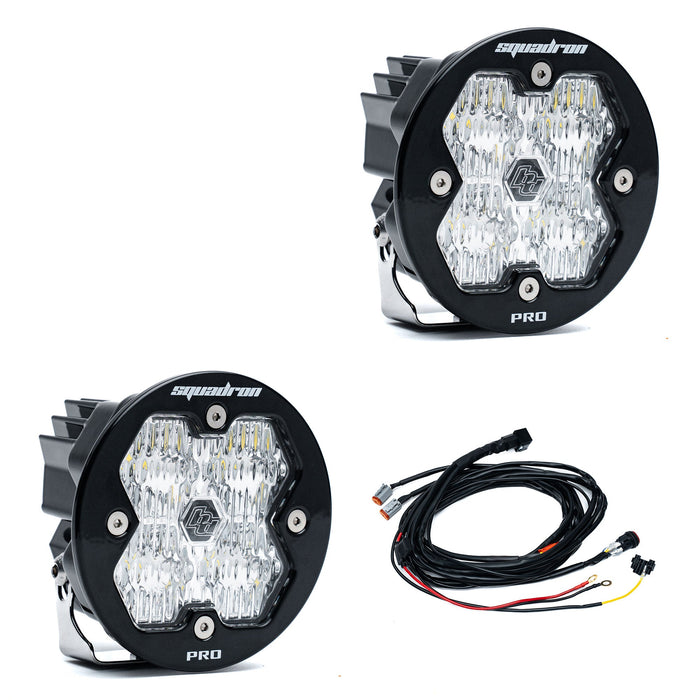 Baja Designs Squadron R 2.0 Pro Black LED Auxiliary Light Pod Pair