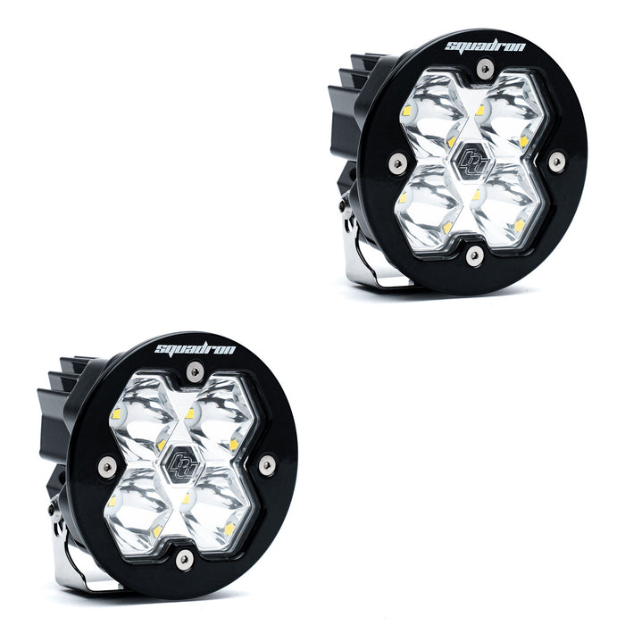 Baja Designs Squadron R 2.0 Sport Black LED Auxiliary Light Pod Pair - Universal