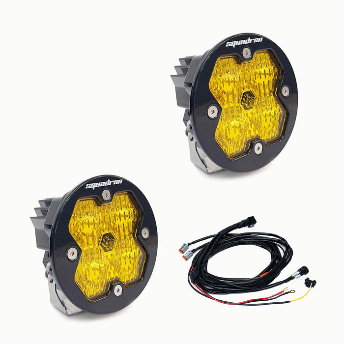 Baja Designs Squadron R 2.0 Sport Black LED Auxiliary Light Pod Pair - Universal