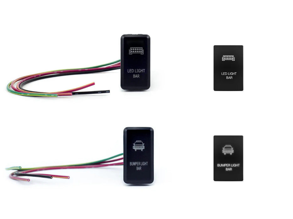 Cali Raised 52" Curved LED Light Bar Roof Brackets Kit for Tundra (2007-2021)