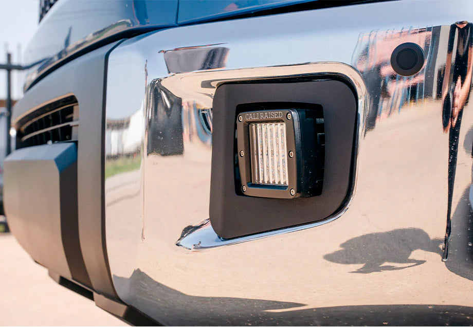 Cali Raised Led Fog Light Pod Replacements Brackets Kit for Tundra (2014-2021)