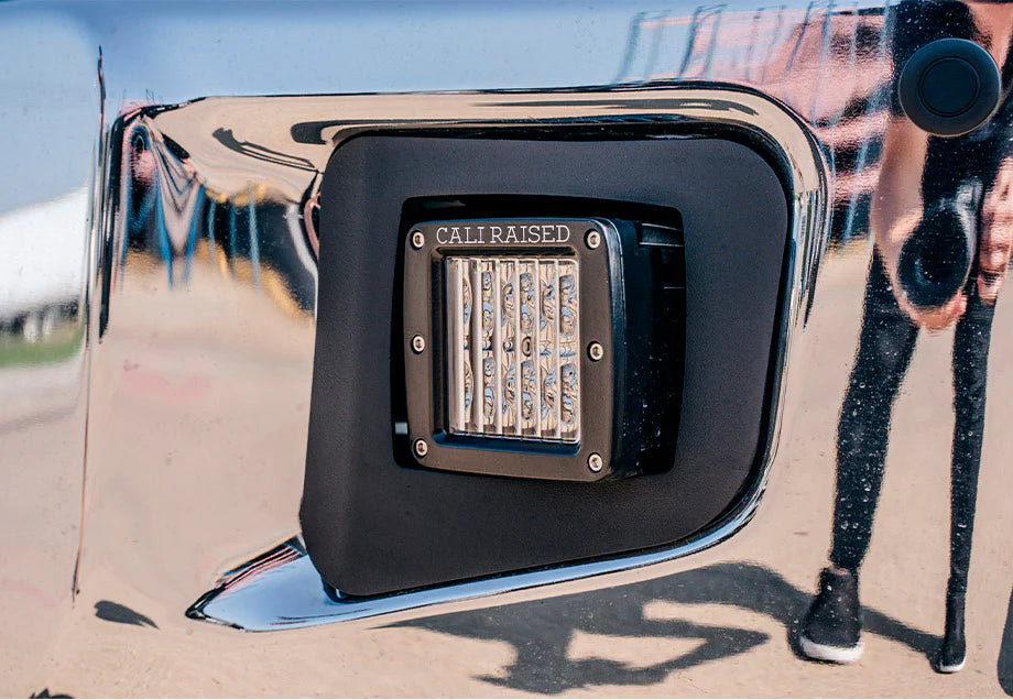 Cali Raised Led Fog Light Pod Replacements Brackets Kit for Tundra (2014-2021)