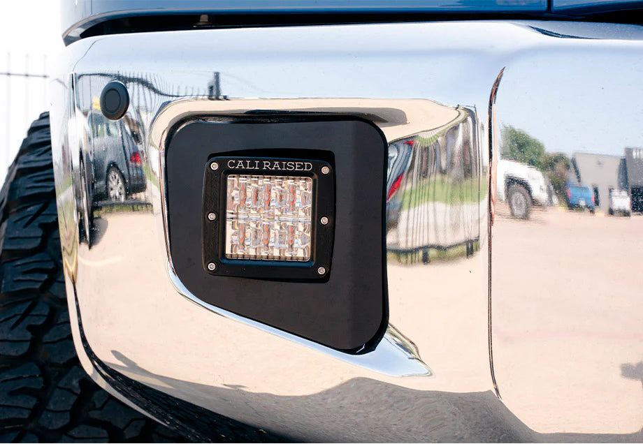 Cali Raised Led Fog Light Pod Replacements Brackets Kit for Tundra (2014-2021)