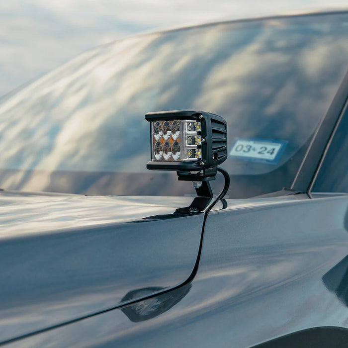 Cali Raised Low Profile Ditch Light Brackets Kit for Tundra (2022-Current)