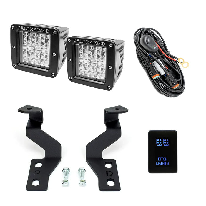 Cali Raised Low Profile Ditch Light Mounting Brackets for Tundra (2014-2021)