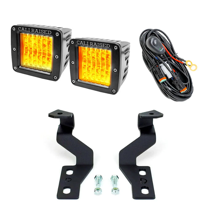 Cali Raised Low Profile Ditch Light Mounting Brackets for Tundra (2014-2021)