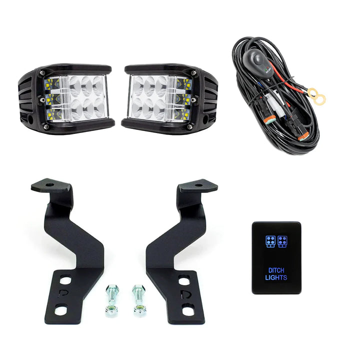 Cali Raised Low Profile Ditch Light Mounting Brackets for Tundra (2014-2021)