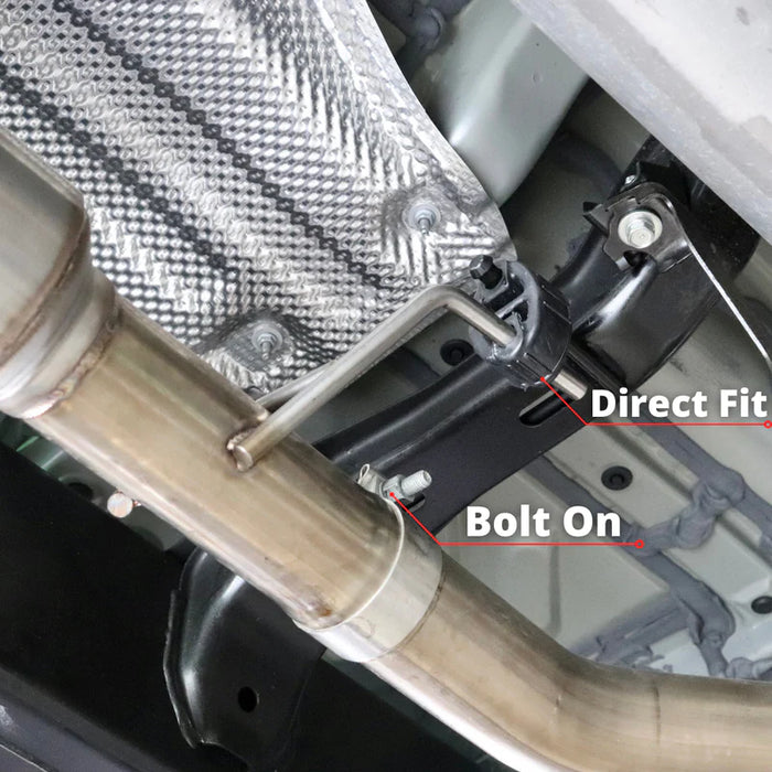 Carven Exhaust Clamp-Back Exhaust System 4" Dual Tip For Tundra (2022-Current)