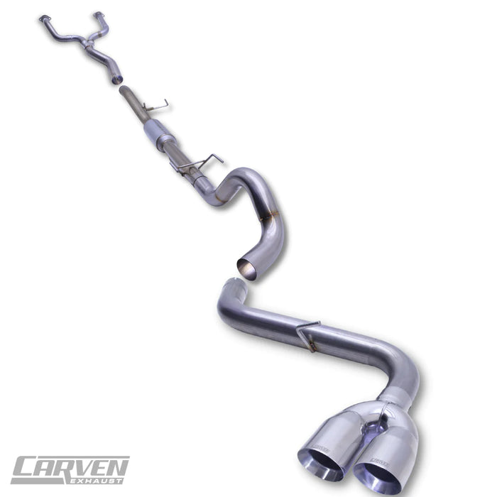 Carven Exhaust Cat-Back Exhaust System 4" Dual Tip For Tundra (2022+)