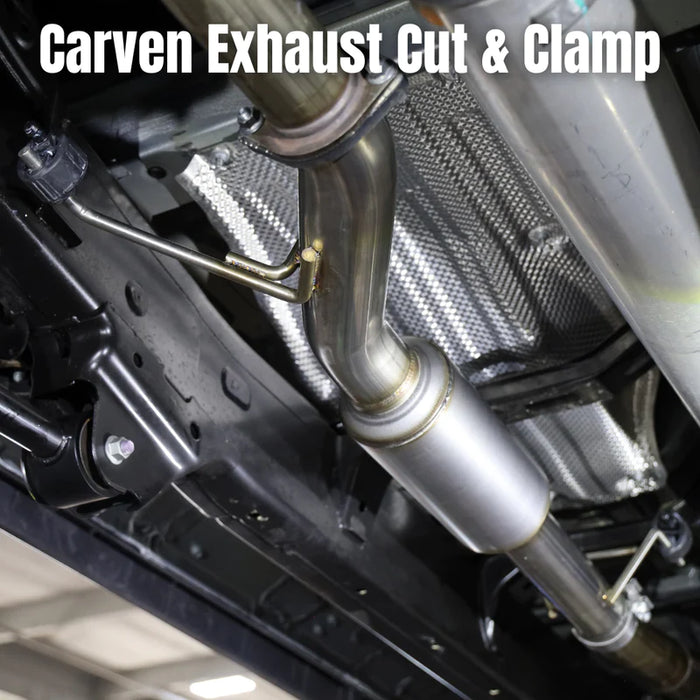 Carven Exhaust Cut & Clamp Muffler Replacement Kit For Tundra (2022-Current)