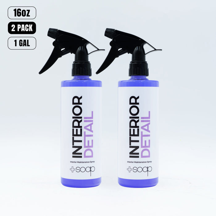 Plus Soap Interior Detail Spray | Dashboard & Trim Detailer