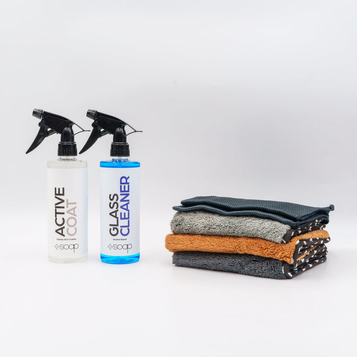 Plus Soap Clarity Glass Cleaner and Sealant Combo